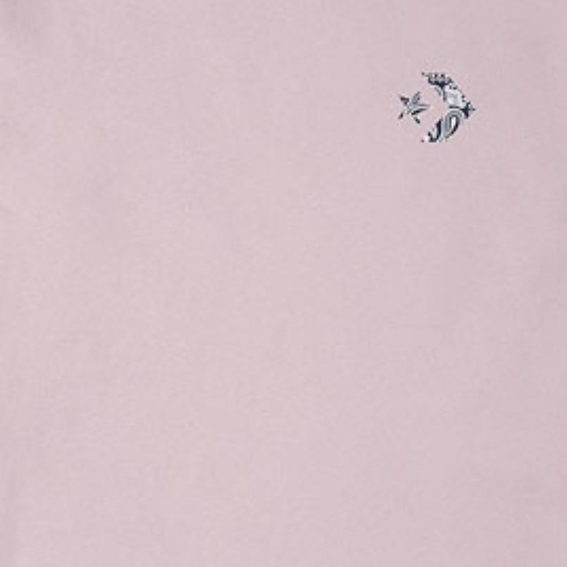 Converse T Shirts Unisex Pink Crew Neck Moderate Straight Fit 10023154-A02