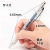 Шариковая ручка Pentel Гелевые чернила Гель Infree 0,4 мм Прозрачный корпус XBLN74TL-CA Сине-черный