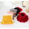 Girl Fake Collar Scarf Women Turtleneck Solid Color Knitted Neck Sets Detachable Scarf Warm Thick  Girl's Scarf