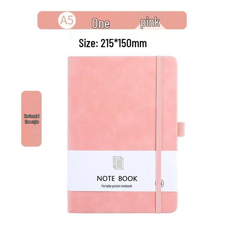 A7 Student Pocket Notebook: Elastic Closure, Portable Journal, Simple Ins Style Diary