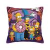 Pillow Cover SSimpsons Family Haunted House Halloween  Vintage Pillow Case For Sofa Bedroom Home Decor Pillowcases