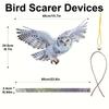 Bird Scarer Reflective Double-Sided Garden Bird Repeller Artifact Reflective Owl For Woodpecker With Sound For Garden Home Yard