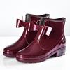 Уличные женские ботильоны до щиколотки, водонепроницаемые резиновые дождевые сапоги, модные женские нескользящие сапоги для тренировок, для дождливой погоды