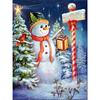 DIY Snowman 5D Diamond Painting Full Round Drill Christmas Gift Mosaic Diamond Embroidery Cross Stitch Kits Wall Art Home Decor