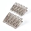 20Pcs Stainless Steel Clothes Pegs Hanging Pins Clips Laundry Metal Clamps