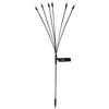 Solar Wind-Powered Firefly LED Garden Stake Lights - Waterproof Outdoor Decor