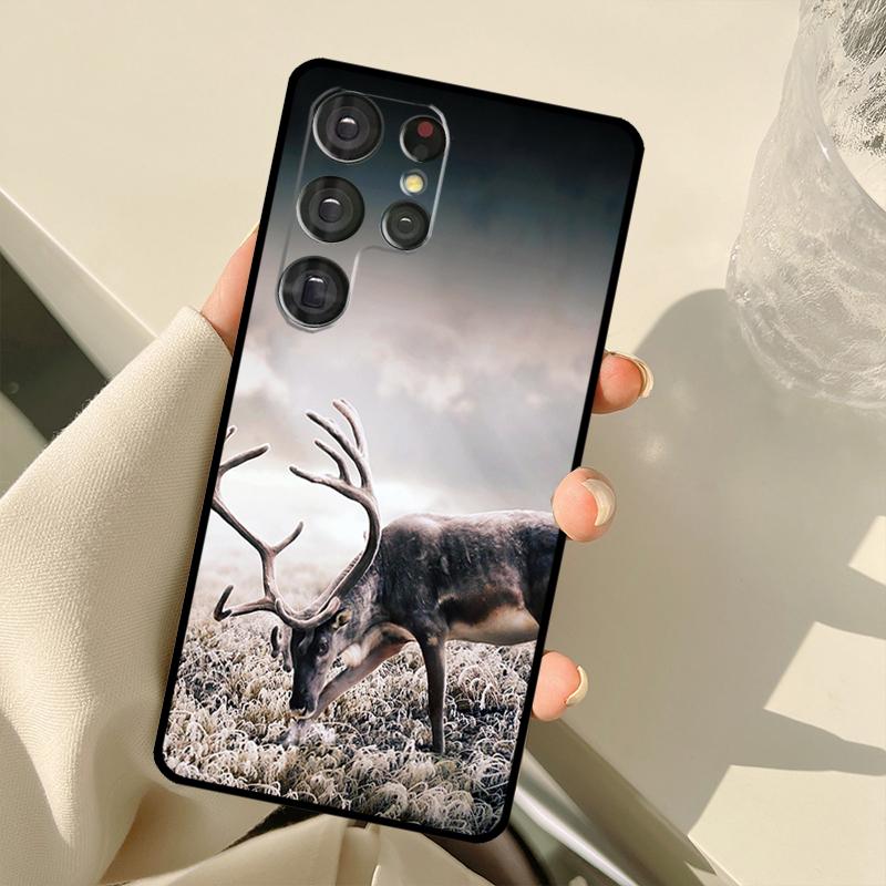 Deer Hunting Camo For Samsung Galaxy S23 S21 S22 Ultra Note 20 S8 S9 S10 Plus Note 10 Plus S20 FE Phone Cover