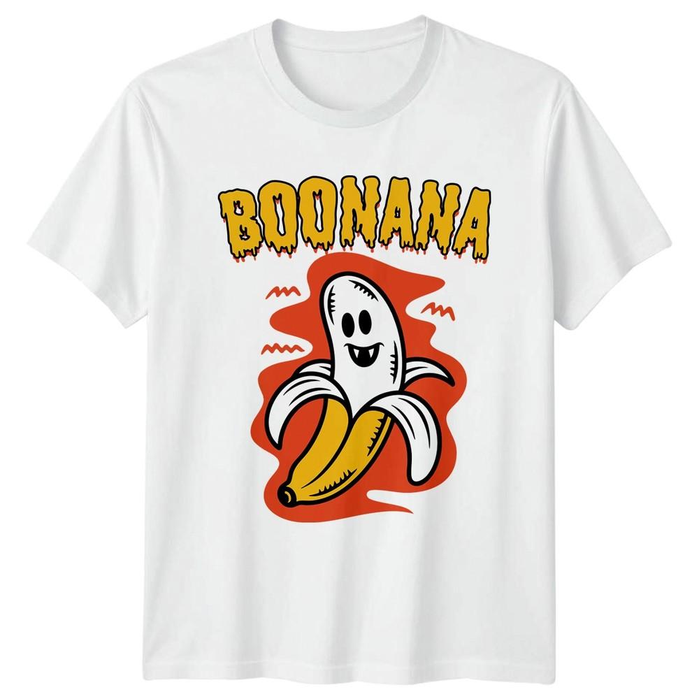 Boonana Halloween Holidays Unisexs TShirt Unisexs Tee Spooky Ghost Graphic