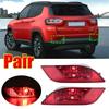 Rear Bumper Tail Light Reflector Light Left & Right For Jeep Compass 2017 - 2022