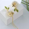 2022 Korean Daisy Flower Bee Stud Earrings For Women Sunflower Butterfly Zircon