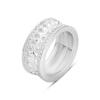 Silver Ring with Cubic Zirconia, Product Weight 10.14 G (2161851)