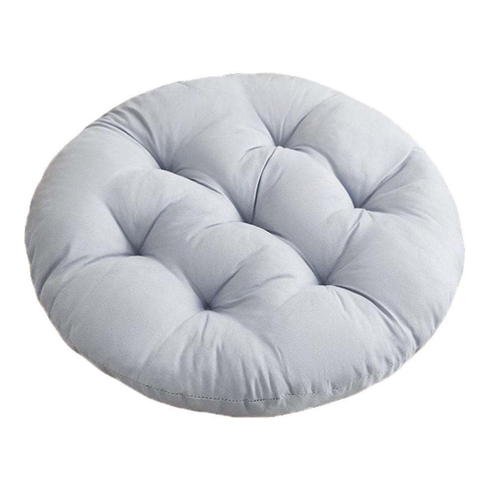 Nap Pillow Chair Cushion Solid Color Round Cushion Durable Tatami Mat Winter