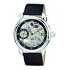 Charles Hubert Mechanical Hand-Wound Skeleton Watch 3875 Men's Black