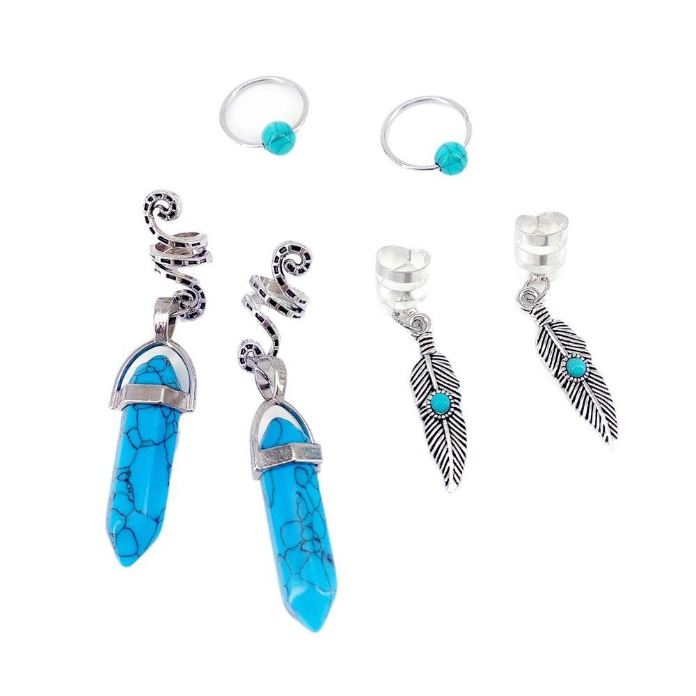 10pcs Dread Locks Dreadlocks Beads Hair Braiding Hair Braid Tubes Hollow Out Hair Ring for Braids