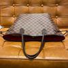 [Pre-Owned] Neverfull Mm Checkered Coated Canvas With Leather Trim Tote Bag - Excellent #XPCAA6