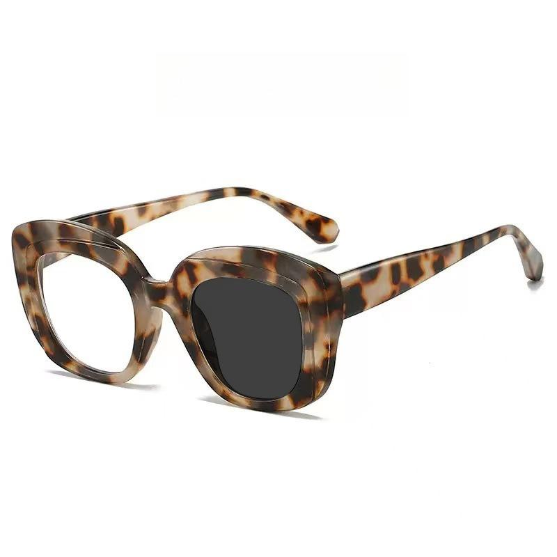 Новые Модные Женские Очки для Чтения с Фотохромными Линзами в Толстой Оправе HD, Ретро Нейтральные Высокого Качества, Защищающие от Синего Света