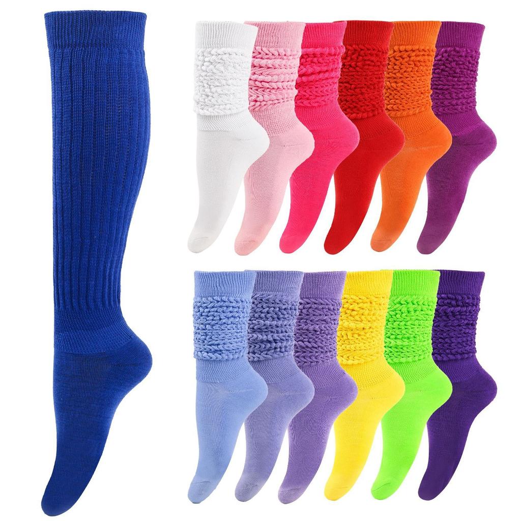 Europe United States Men's Women's Thick Terry Crew Socks Knitted Bubble Pile Socks Cuff Warm Cross-Border Christmas Gift Idea