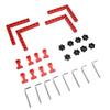 90 Degree Woodworking Corner Clamp 140mm Aluminum Alloy Positioning Squares Woodworking Tools 4 Sets