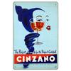 HD Tin Sign Vintage Campari Cinzano Retro Metal Poster Classic Wine Pin Up Girl Wall Art Decor for Bar Man Cave Home Decoration