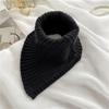 Neck Guard Knit Windproof Warm Scarf Winter Women Elastic False Collar