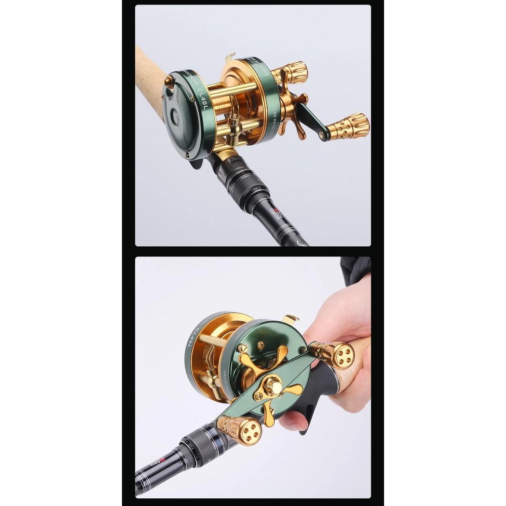 40л/60л Ретро Зеленая Троллинговая Рыболовная Катушка Медленный Рок Железная Пластина Барабаны Для Ударов Черная Оффшорная Катушка Для Лодочной Рыбалки