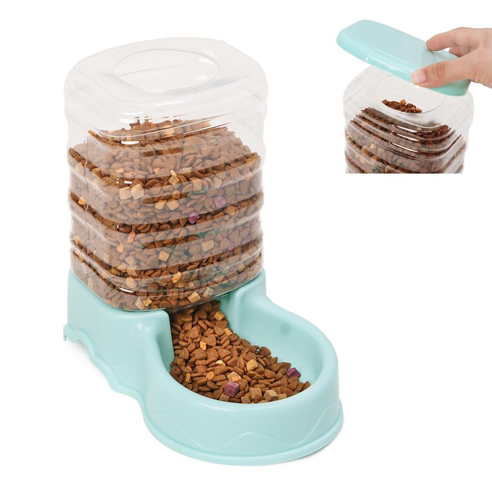 Large Capacity Cat Feeding Pet Supplies Corner Dog Bowl Pet Feeder Dog Food Dispenser Drinking Bowl