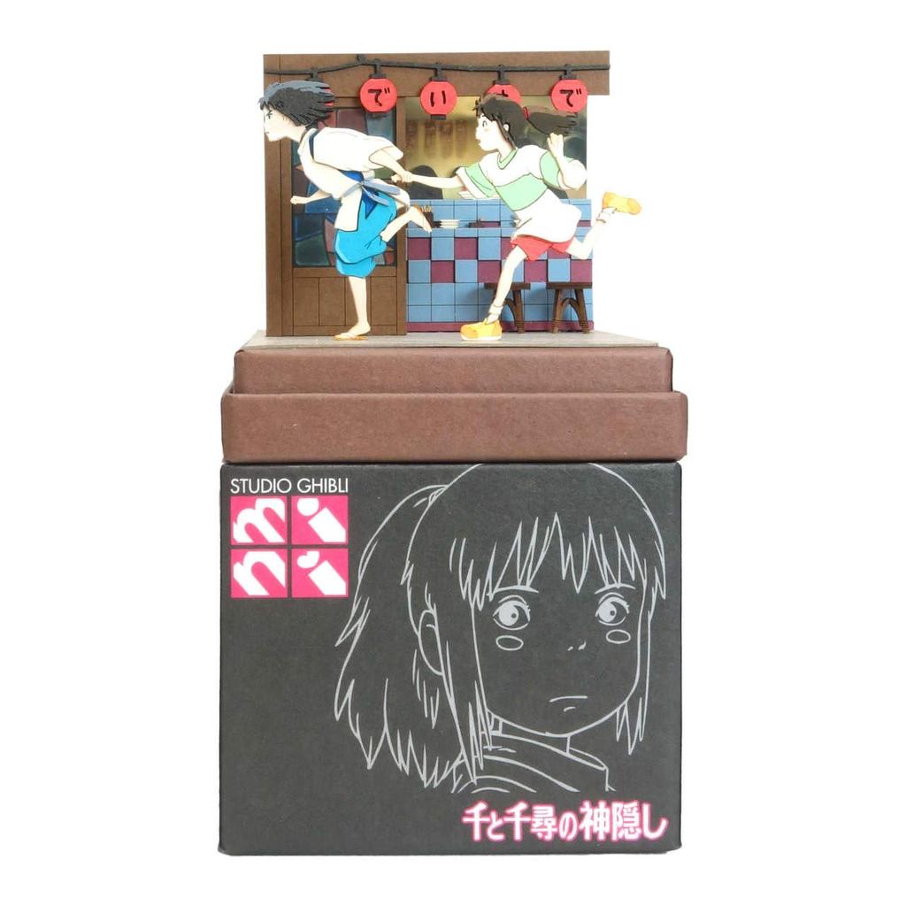 Sankei Studio Ghibli mini Унесенные призраками Бегущие Хаку и Тихиро Бумажная поделка MP07-116