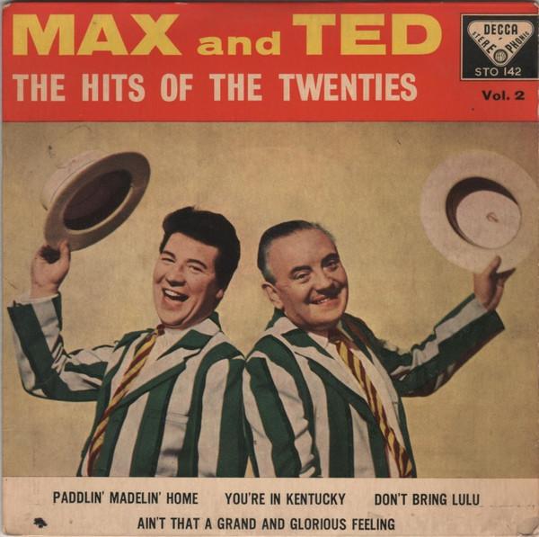 7-дюймовая пластинка MAX BYGRAVES Max And Ted The Hits Of The Twenti STO142 Decca 1960 UK Джаз Б/у
