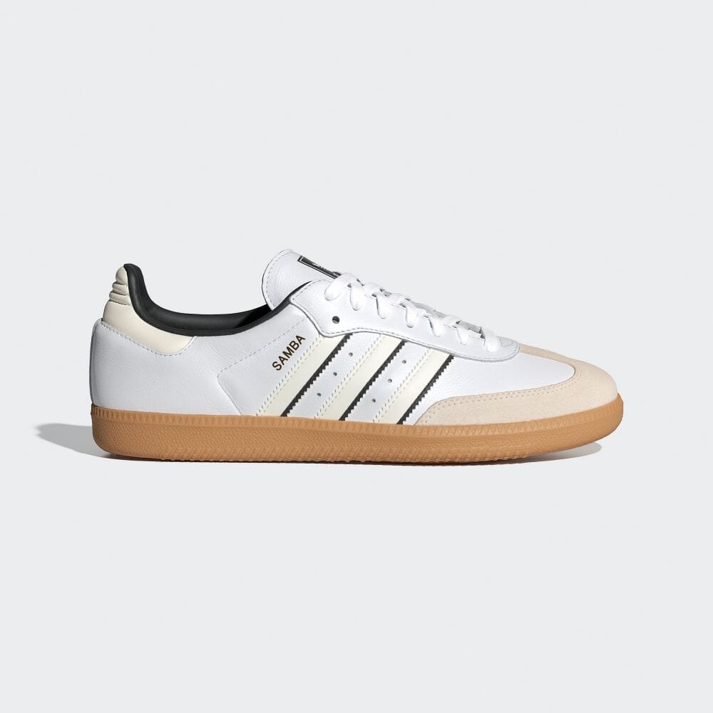 adidas Обувь SAMBA OG Белые кроссовки ORIGINALS Унисекс ID1480 Обувь Белый / Белый с оттенком / Черный