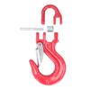 Winch Trailer Clevis Hook Red 2T Loading 80 Steel Universal with Safety Latch Heavy Duty