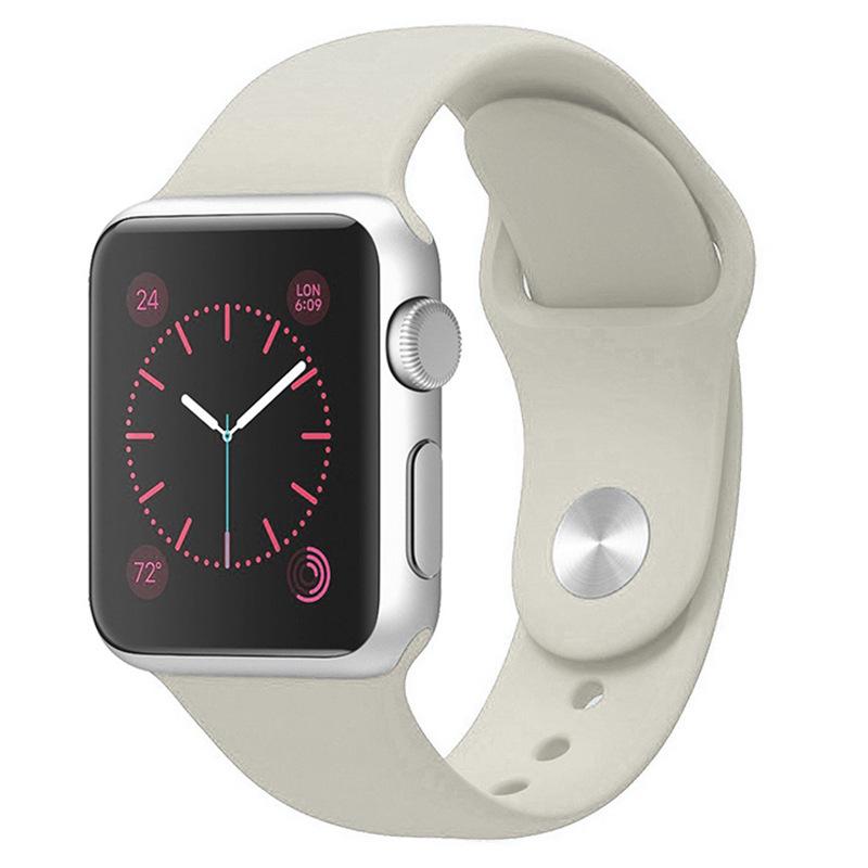 Силиконовый ремешок Apple для Apple Watch Series 1-9/SE, Классический спортивный ремешок