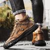 Весенне-осенние мужские высокие повседневные ботинки ручной работы кожаные ботинки ковбойские ботинки для мужчин