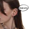 Non-Pierced Double-Layer Tassel Ear Cuff with Long Chain and Trendy Hong Kong Style