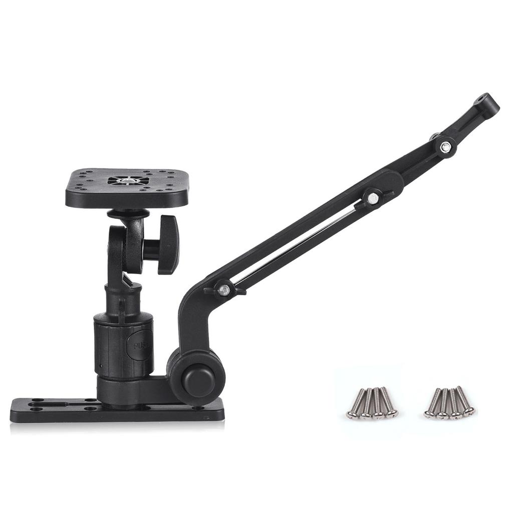 Монтажная пластина для эхолота для каяка Монтажный рычаг для датчика лодки для каяка с регулируемой удочкой