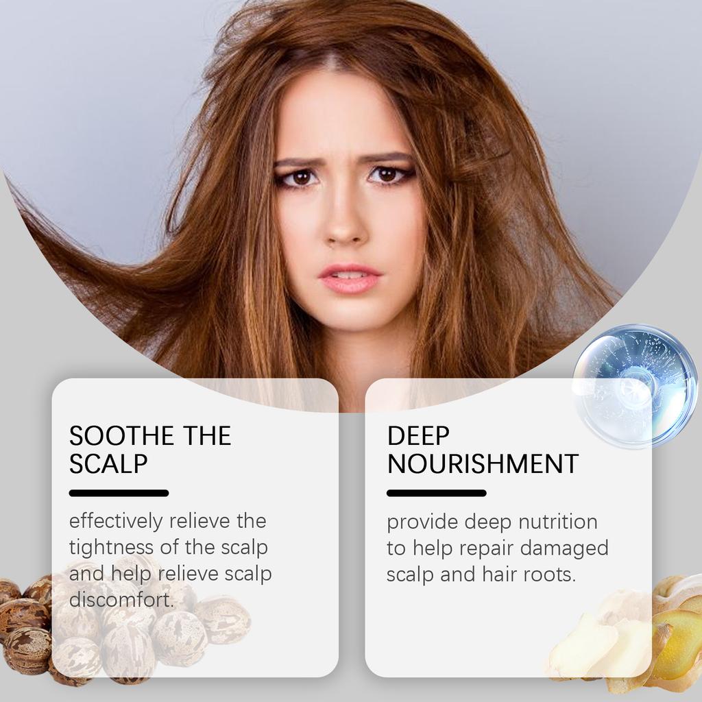 Черное касторовое масло для роста волос питает кожу головы и способствует здоровому росту волос и питательному уходу 60 мл