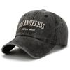 Unisex Washed Cotton Vintage Cap Letter Embroidery Baseball Cap Men And Women Outdoor Sports Hats