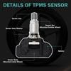 Датчики давления в шинах TPMS 433 МГц Программируемый датчик TPMS Совместим с Mercedes-Benz Smart Infitini Заменяет # A0009050030 A0009051804