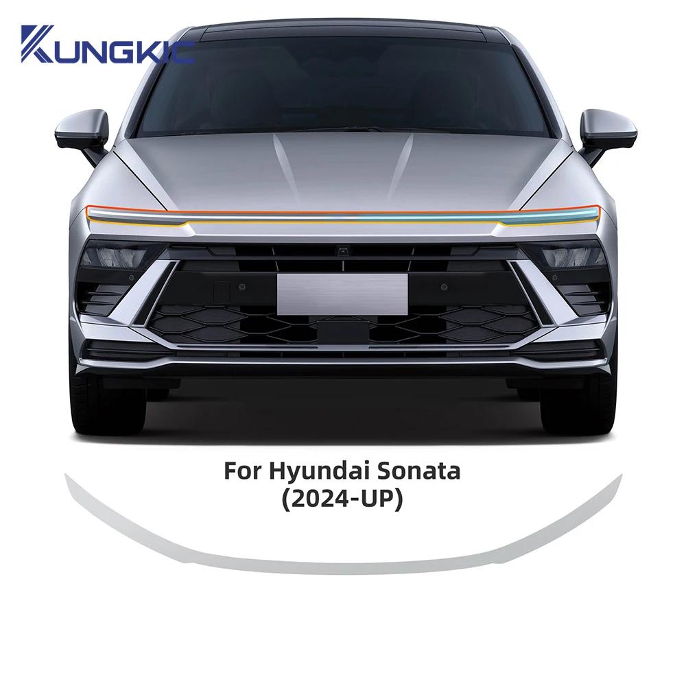 Accessories Pre-cut For Hyundai Sonata 2024 2025 Car Headlight Rearview Mirror Paint Protection Film PPF Clear Decal Sticker