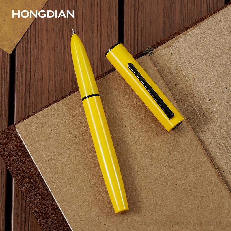 Hongdian C1 Изысканный Исследователь Простая Классическая Ретро Перьевая Ручка EF/F Скрытый Наконечник Школьные Офисные Принадлежности Письменный Подарок Ручки