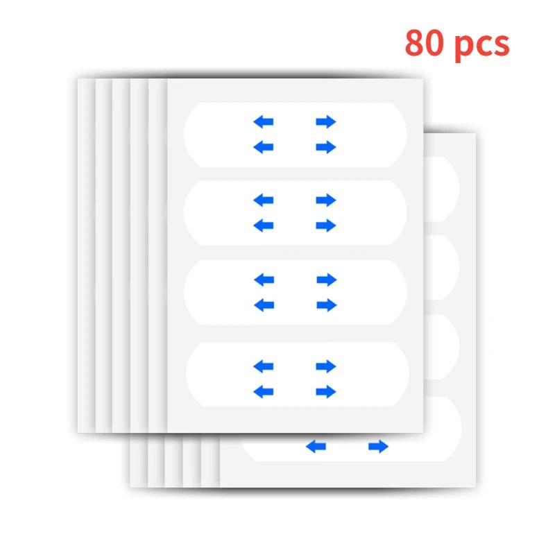 40-120PCS V-Shape Face Wrinkle Sagging Skin Adhesive Tape Lifting Face Stickers Invisible Transparent Thin Face Patche Lift Tool