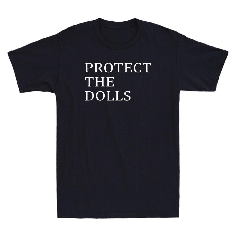 Protect The Dolls Funny Bratchella Design Minimalist Unisex Short Sleeve T-Shirt