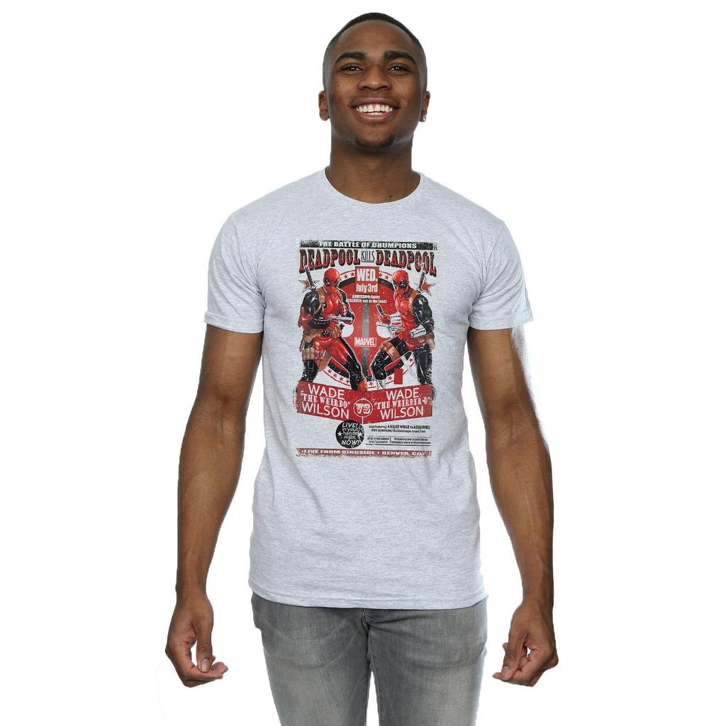 Marvel Mens Deadpool Kills Deadpool T-Shirt