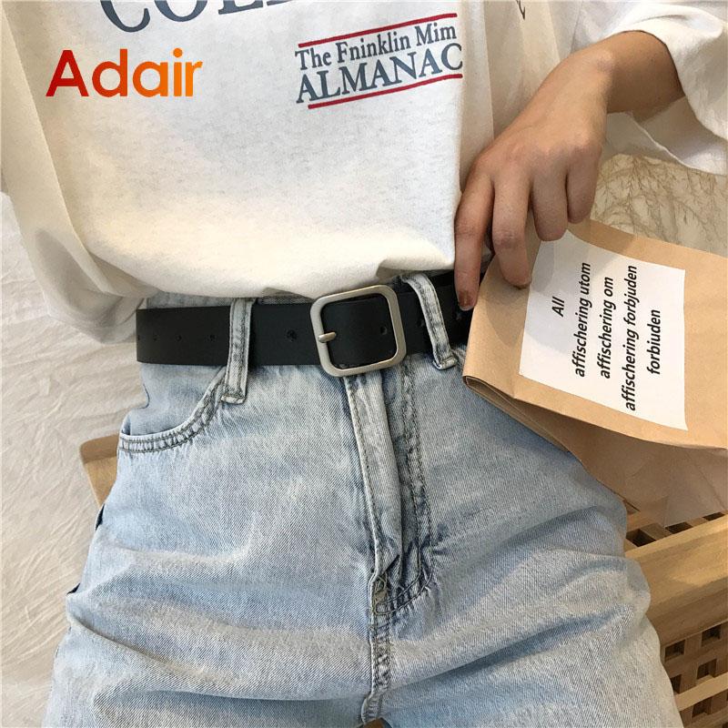 Черный, белый, однотонный модный ремень для женщин, джинсовый брючный ремень, высокое качество, женское платье, джинсовый ремень, женский пояс DT008