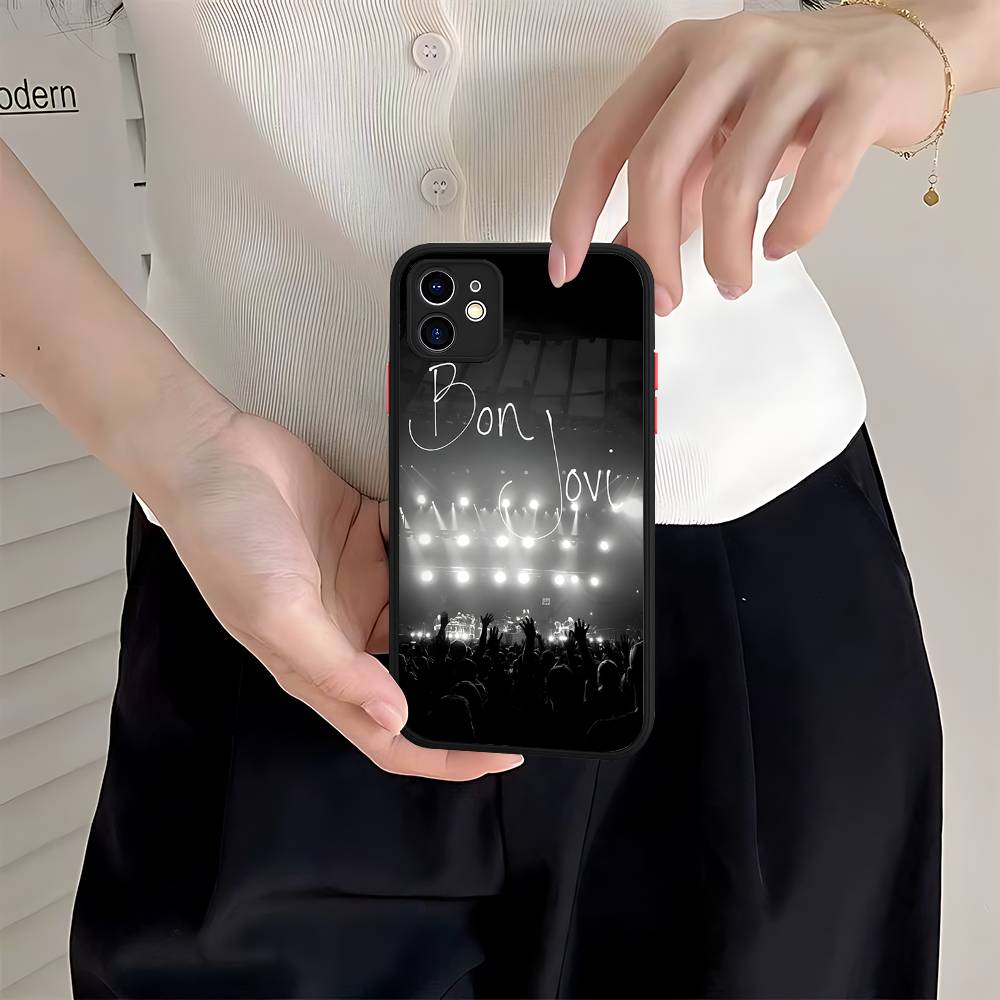 Чехол для телефона B-BonS J-Jovi Для IPhone 16e 16 15 14 13 12 11 Pro Max X XS Max Plus Матовый Прозрачный