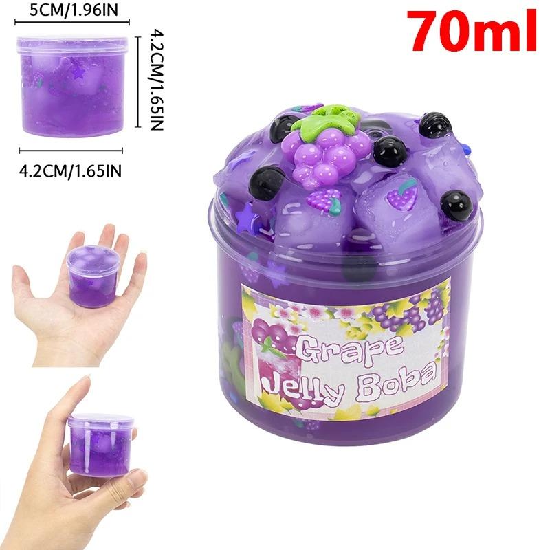 Crystal Clay Set Children's Colored Clay Large Capacity Crispy Clay Set Super Soft Non Sticky Jelly Party Gift