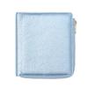QUOVADIS Genuine Leather System Organizer Cover 6 Zip Timer14 Sparkling Pastel Metallic Blue [Mini Size/Large Cover] (qv937lzspbl)