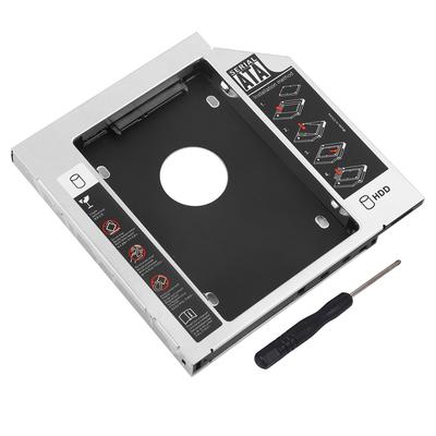 12,7 мм алюминиевый SATA HDD SSD корпус отсек для жесткого диска Caddy оптический DVD-адаптер для ноутбука