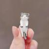 Cute Three-Dimensional Kitten Brooch Year Creative Design Pin Sweater Accessories Women'S Suit Pin