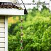 Rain Chains, Gutter Downspouts Diverter Outdoor Metal Copper Plaid Rainwater Extensions, 12 Cups