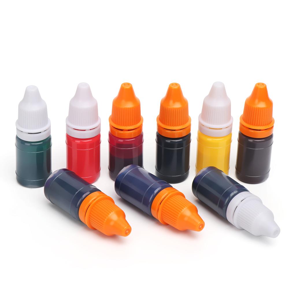 1PC 8ml Flash Refill Ink Stamping Machine Photosensitive Seal Oil Scrapbooking Make Seal Inkpad DIY Craft School Supplies